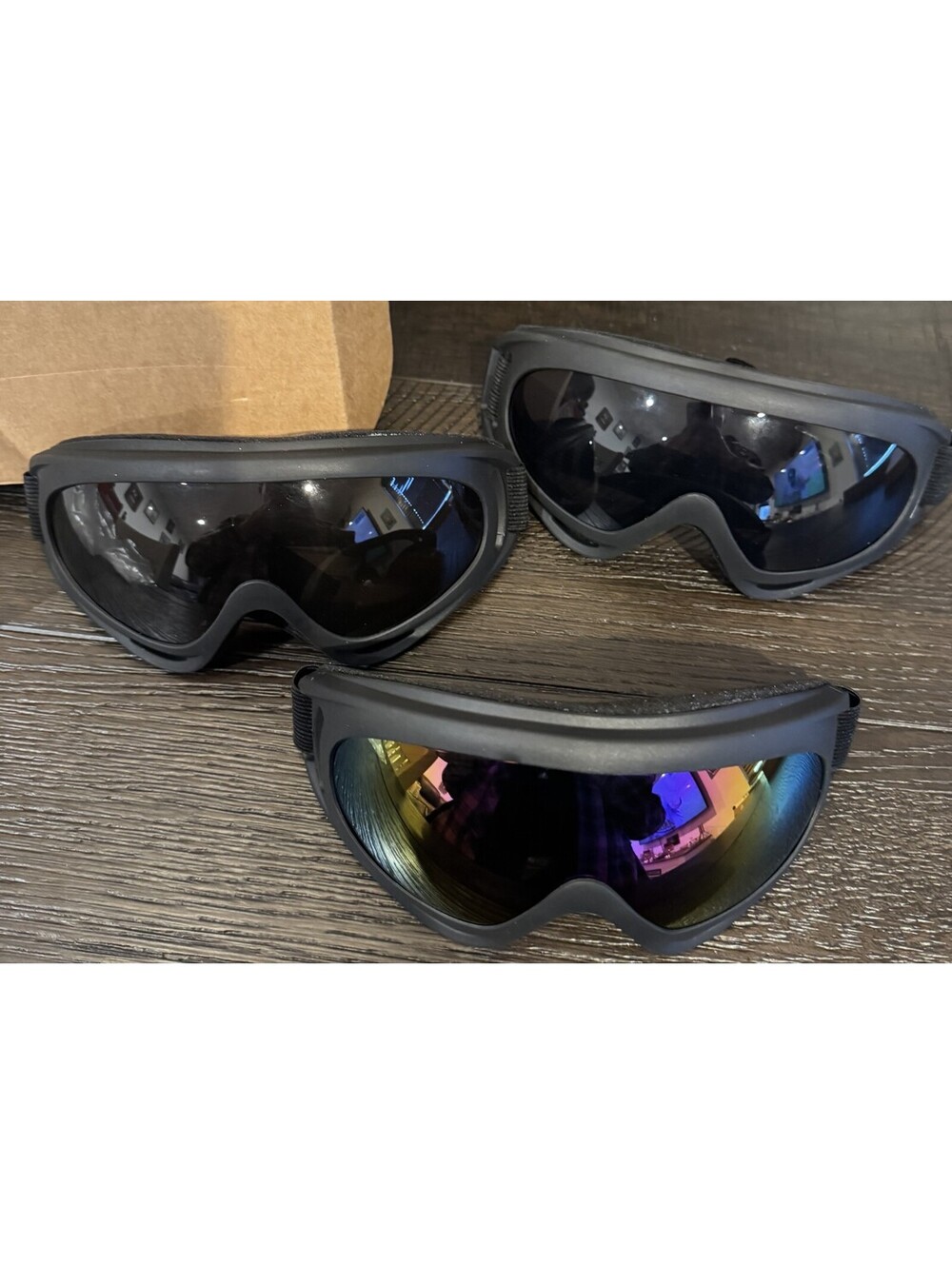 Ski Goggles, 3 Pack Snow Goggles for Men, Women, Kids & Youth, UV400